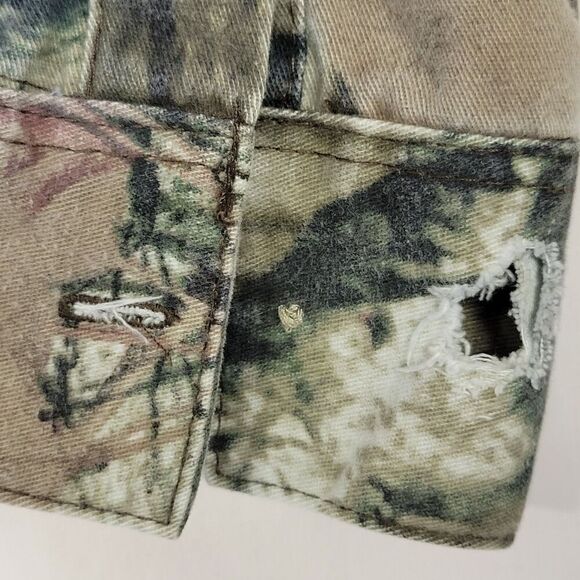 Browning Jacket Mens Large Full Zip Soft Shell Mossy Oak Break Up Infinity Camo - Picture 6 of 6